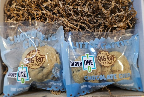 braveONE T1D 2-Pack Little Fatties: Gluten Friendly Chocolate Chip