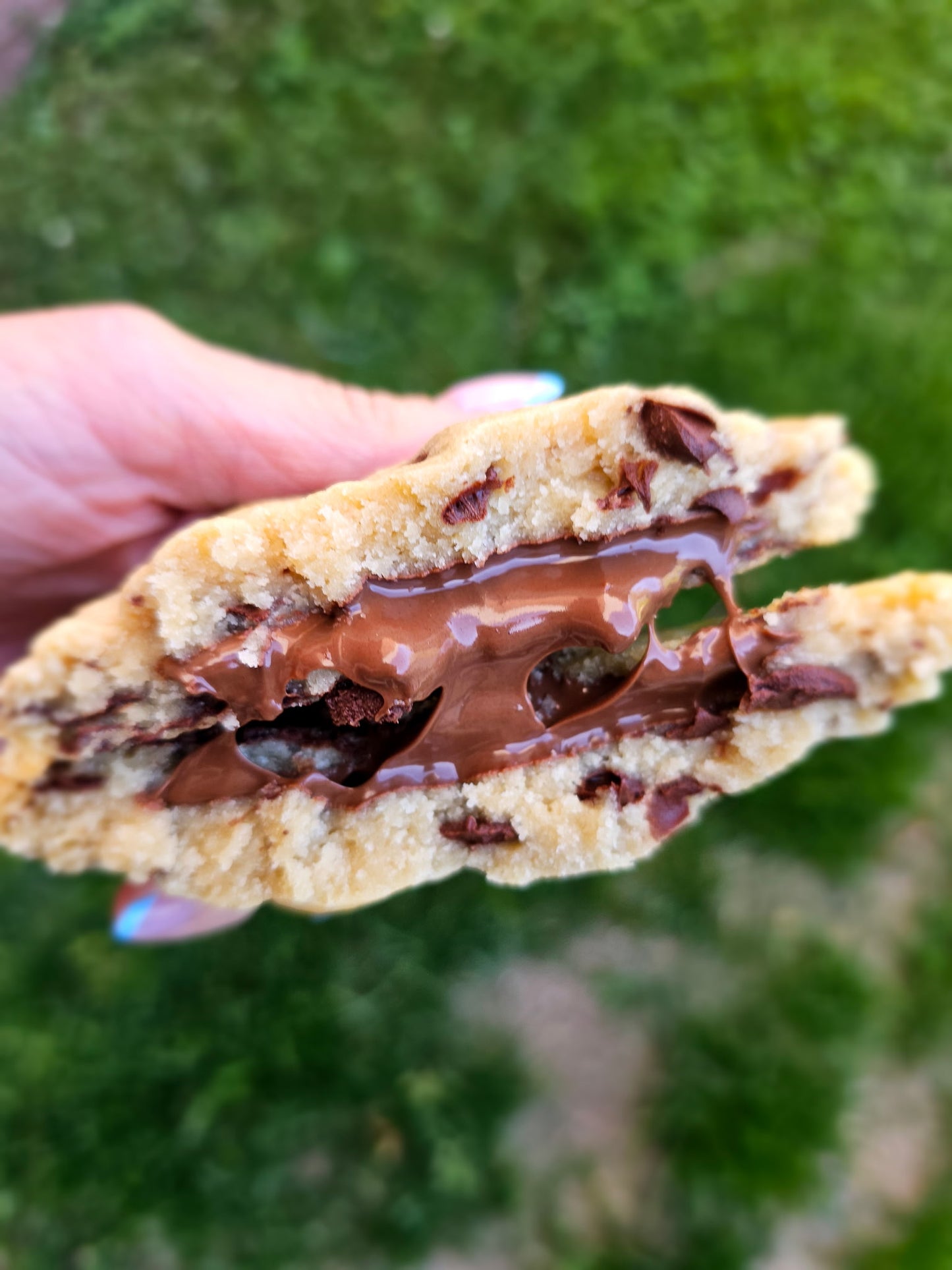 STUFFED Hazelnut Cream Cookie